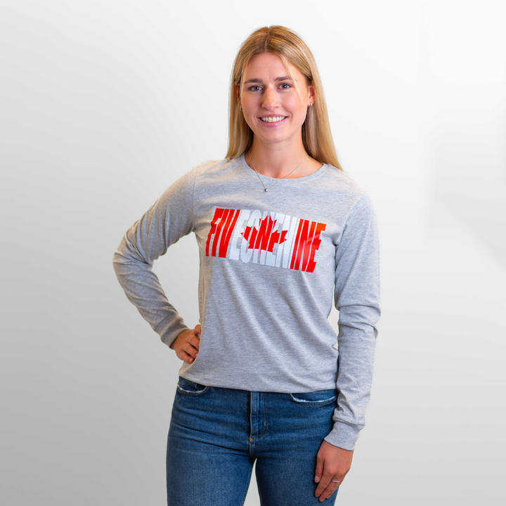 CANADIAN FLAG LONG SLEEVE (WOMENS)