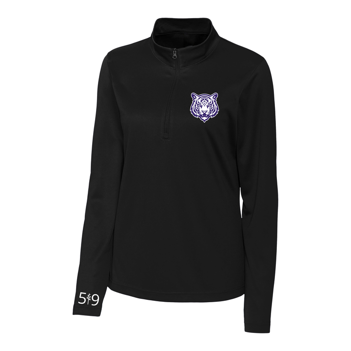 WILDCATS EMBROIDERED ATHLETIC 1/4 ZIP (WOMENS)