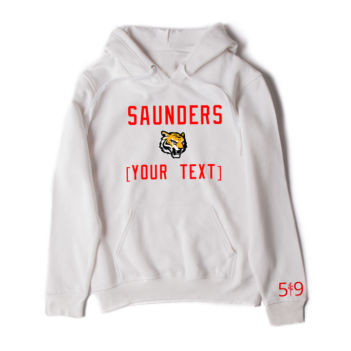 SAUNDERS EMBROIDERED TEAM HOODIE (UNISEX)