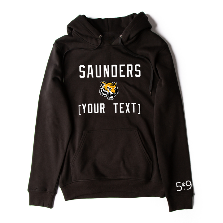 SAUNDERS EMBROIDERED TEAM HOODIE (UNISEX)