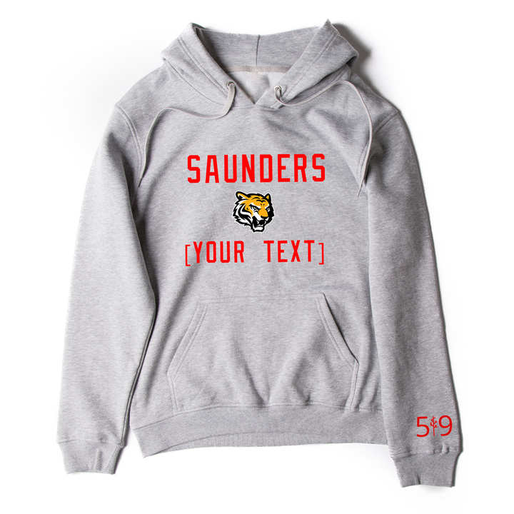 SAUNDERS EMBROIDERED TEAM HOODIE (UNISEX)