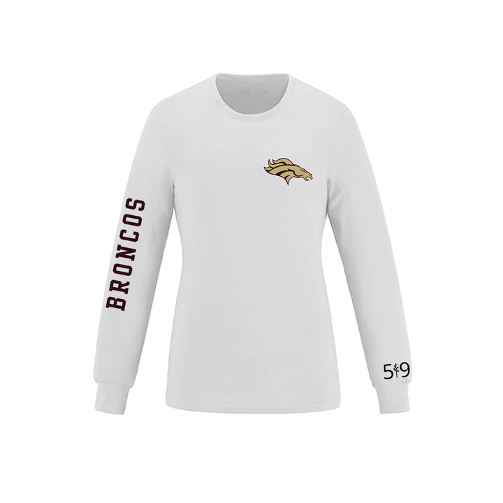 BRONCOS SLEEVE LOGO LONG SLEEVE (WOMENS)