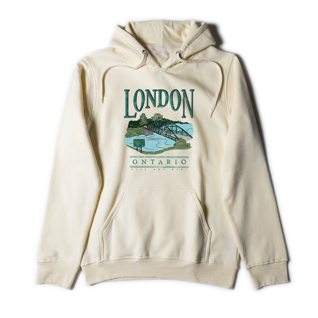 LONDON VINTAGE BLACKFRIARS HOODIE (UNISEX)