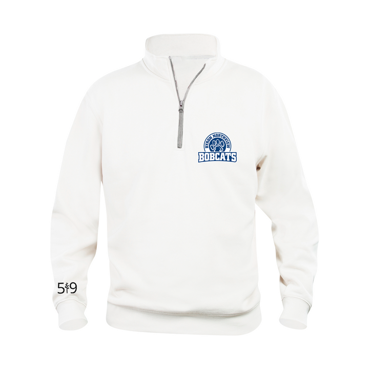 BOBCATS EMBROIDERED 1/4 ZIP (UNISEX)