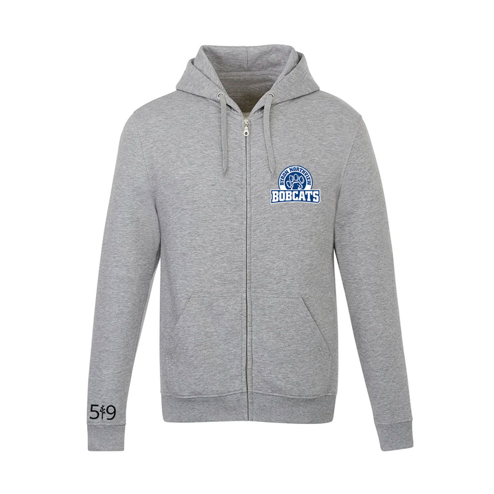 BOBCATS EMBROIDERED ZIP-UP (UNISEX)