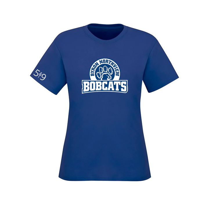 BYRON NORTHVIEW BOBCATS TEE (WOMENS)