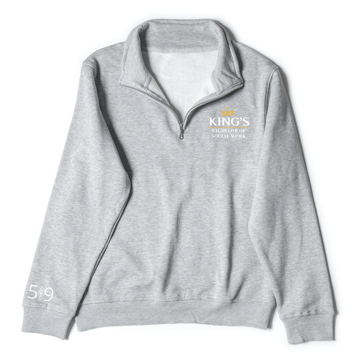 KINGS BSW EMBROIDERED 1/4 ZIP (UNISEX)