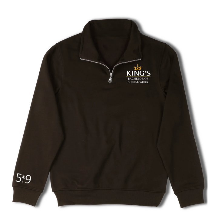 KINGS BSW EMBROIDERED 1/4 ZIP (UNISEX)