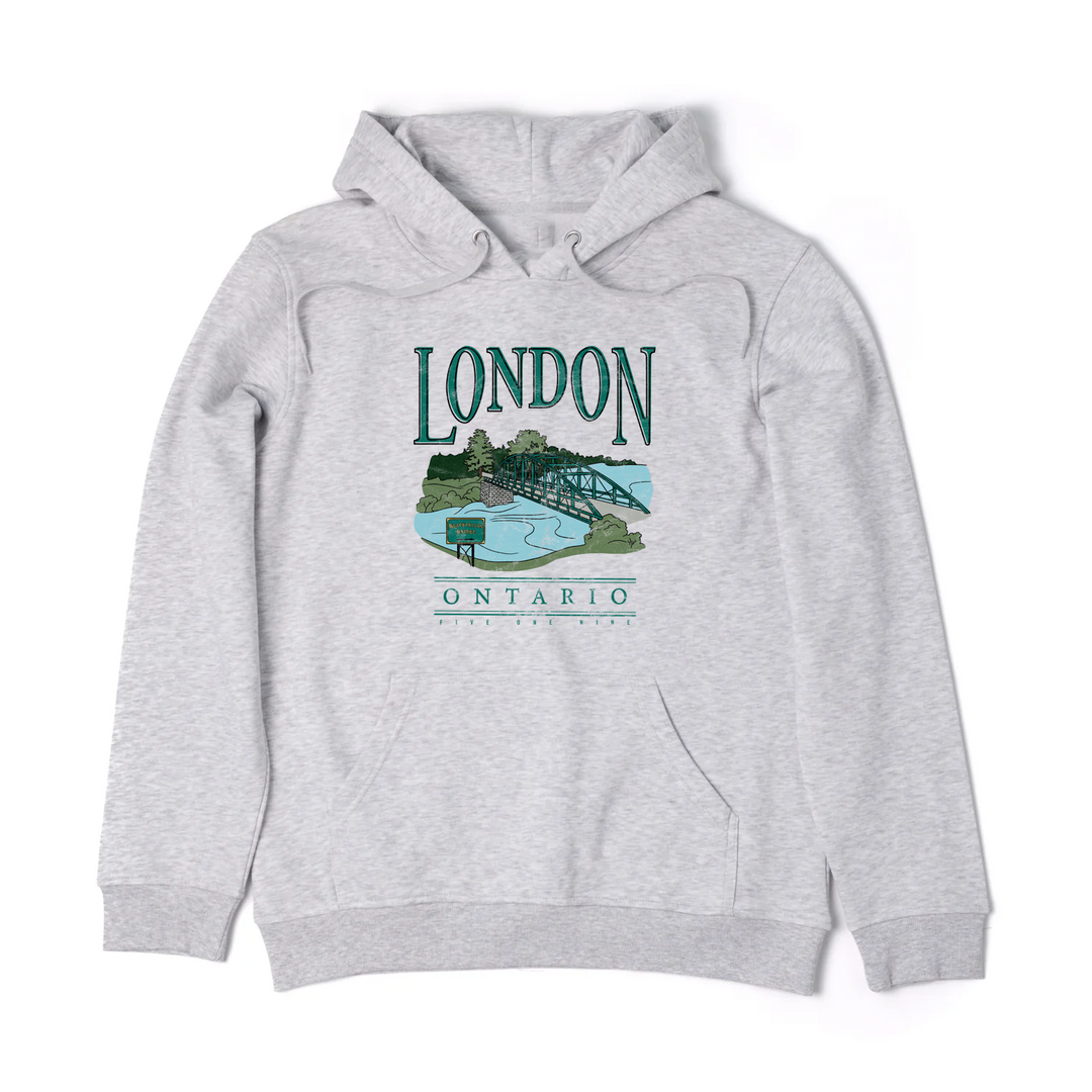 LONDON VINTAGE BLACKFRIARS HOODIE (UNISEX)