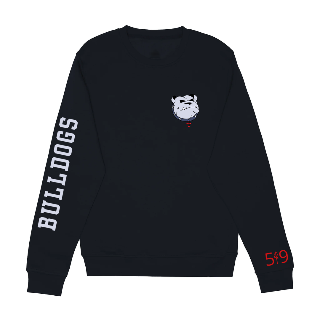 BULLDOGS SLEEVE LOGO CREW (UNISEX)