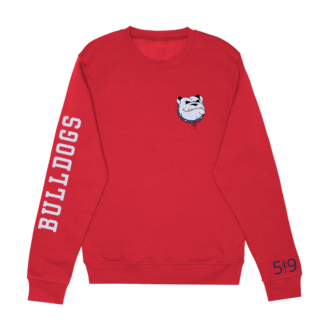 BULLDOGS SLEEVE LOGO CREW (UNISEX)