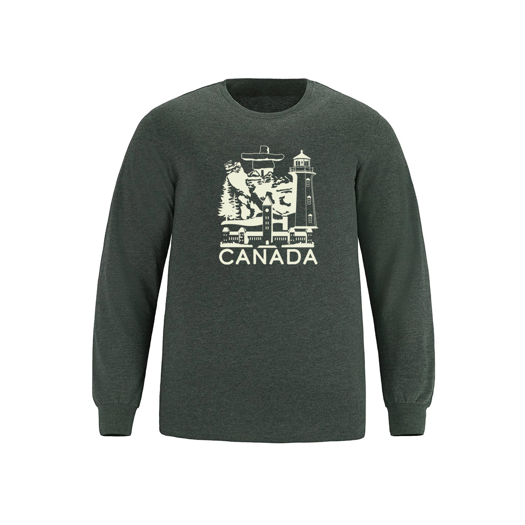 CANADIAN LANDMARKS LONG SLEEVE (YOUTH)