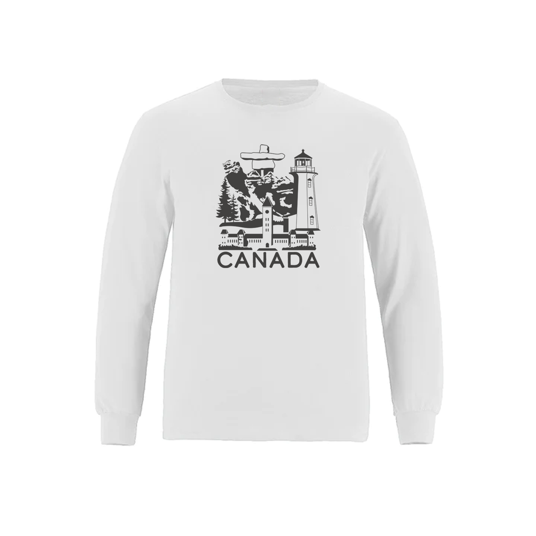 CANADIAN LANDMARKS LONG SLEEVE (YOUTH)