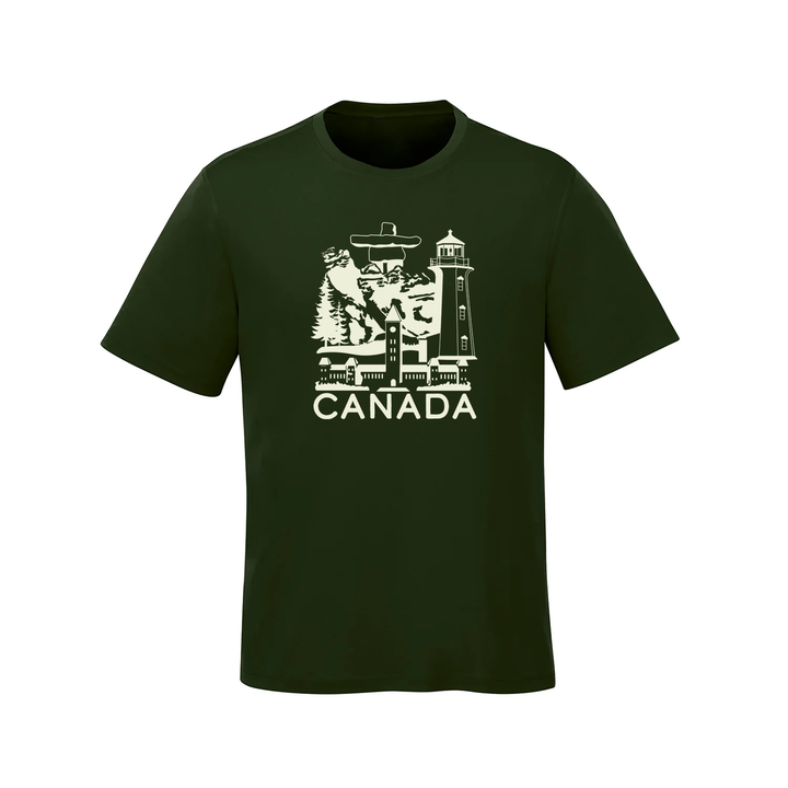 CANADIAN LANDMARKS TEE (MENS)