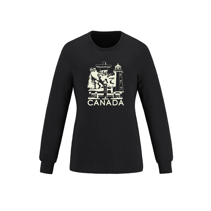 CANADIAN LANDMARKS LONG SLEEVE (WOMENS)