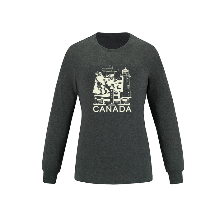 CANADIAN LANDMARKS LONG SLEEVE (WOMENS)