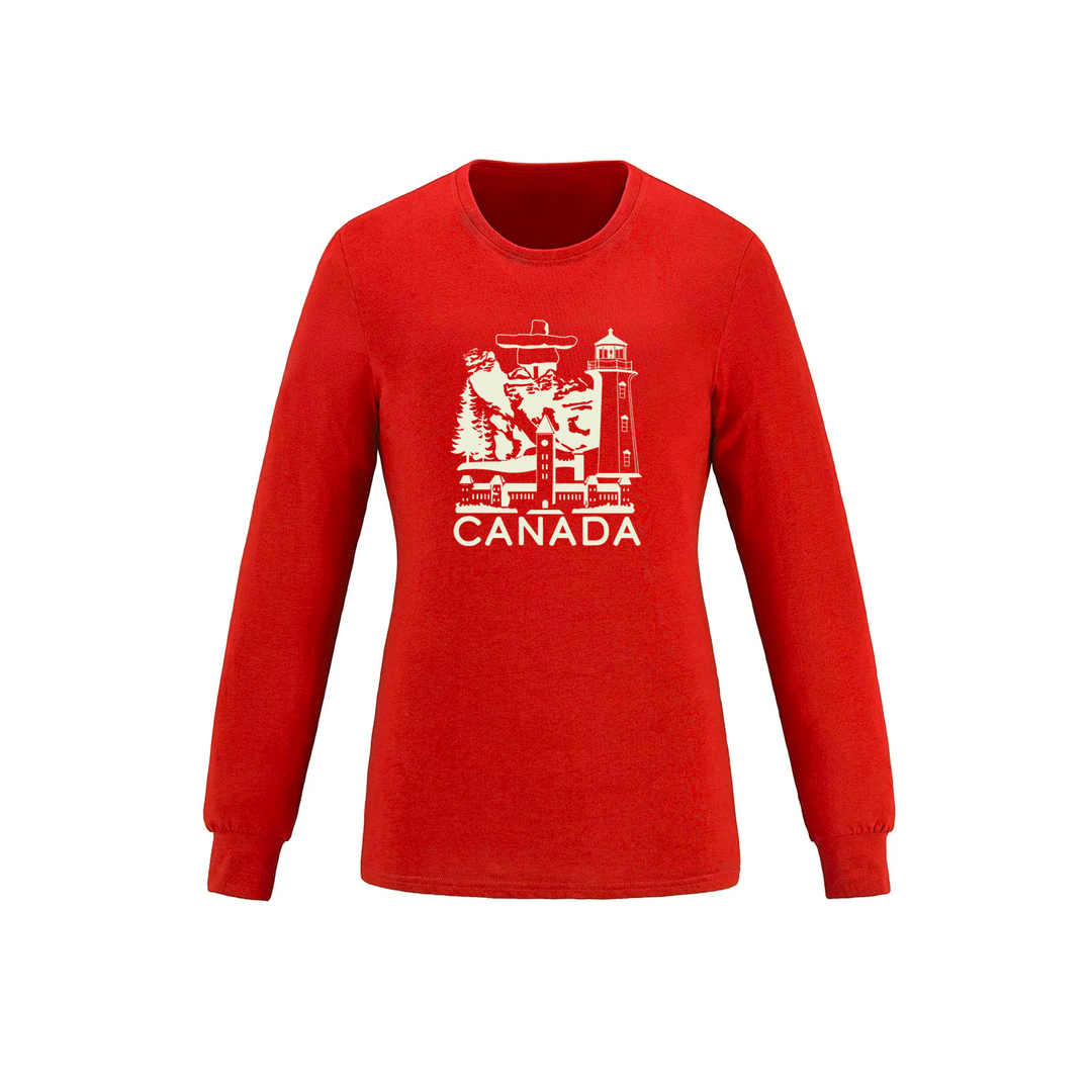 CANADIAN LANDMARKS LONG SLEEVE (WOMENS)