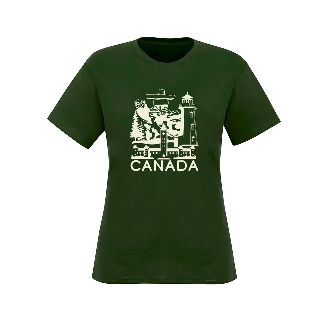 CANADIAN LANDMARKS TEE (WOMENS)