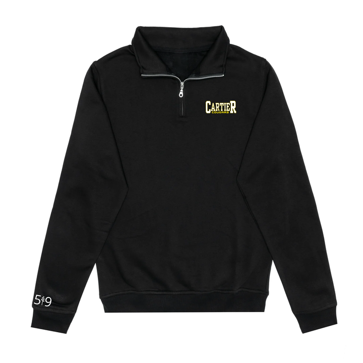 COUGARS EMBROIDERED 1/4 ZIP (YOUTH)