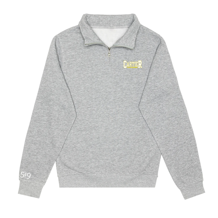 COUGARS EMBROIDERED 1/4 ZIP (YOUTH)