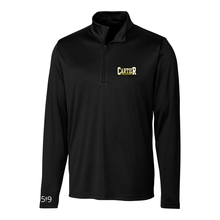 COUGARS EMBROIDERED ATHLETIC 1/4 ZIP (MENS)