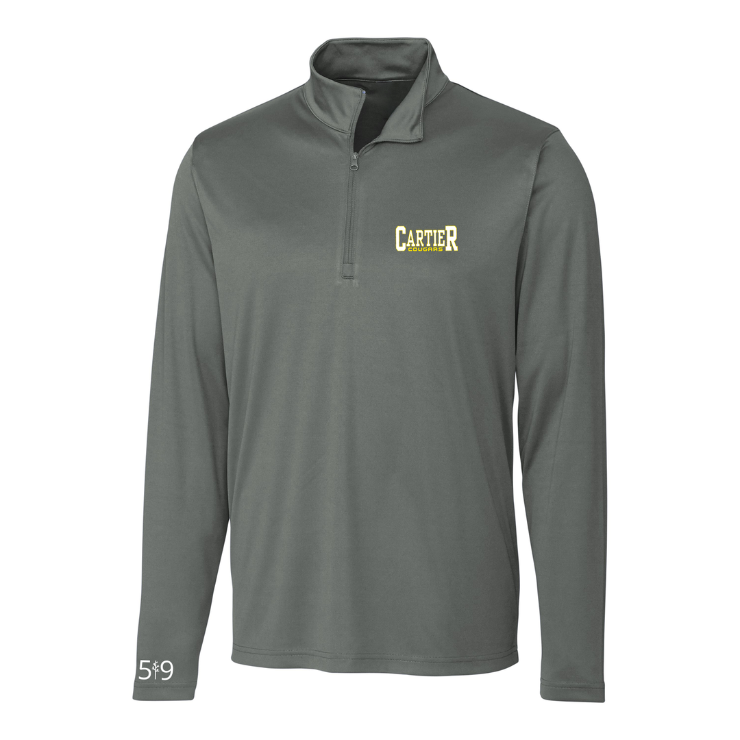 COUGARS EMBROIDERED ATHLETIC 1/4 ZIP (MENS)