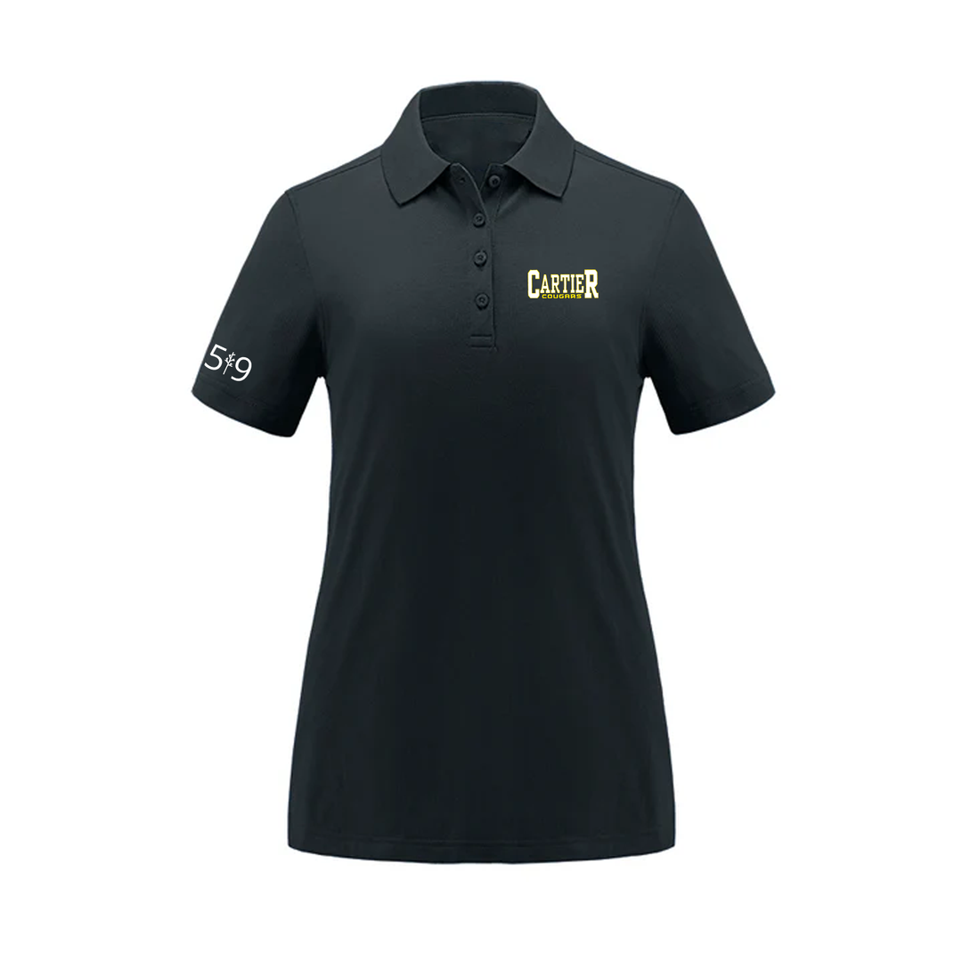 COUGARS EMBROIDERED PIQUE POLO (WOMENS)