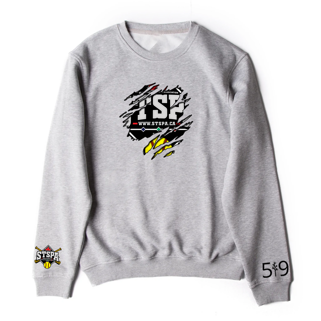 ST. THOMAS SLO PITCH DISTRESSED CREW (UNISEX)