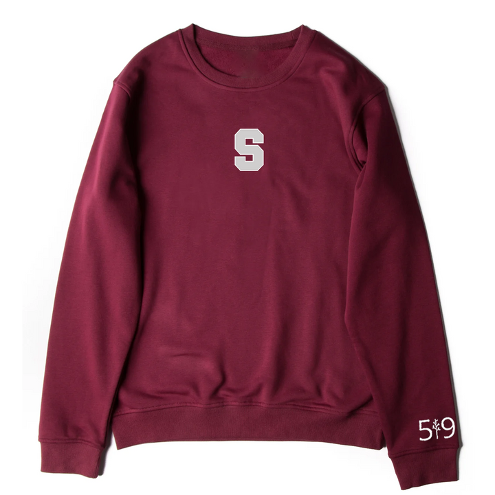 SOUTH EMBROIDERED S CREW (UNISEX)