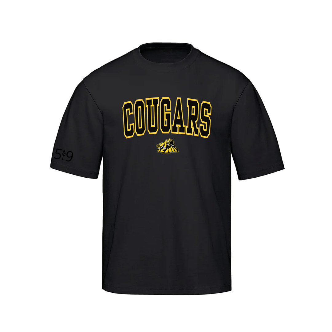 CARTIER COUGARS VARSITY OVERSIZED TEE (UNISEX)