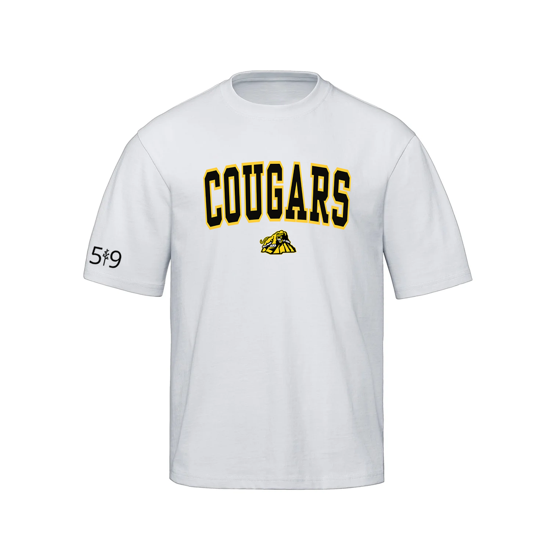 CARTIER COUGARS VARSITY OVERSIZED TEE (UNISEX)