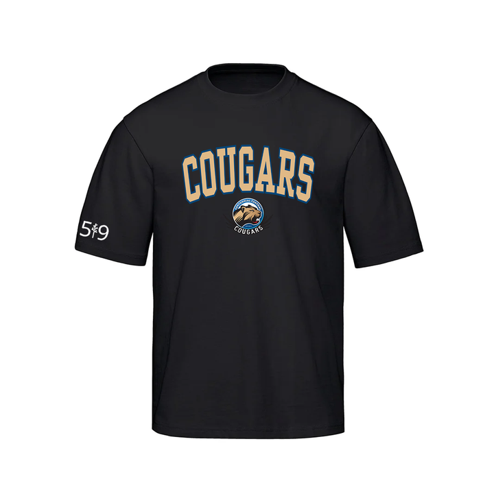 COUGARS VARSITY OVERSIZED TEE (UNISEX)