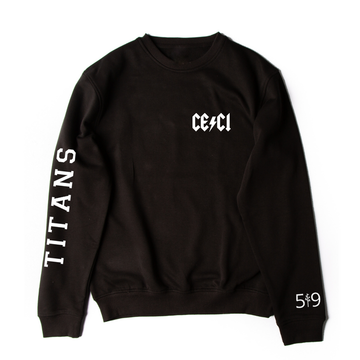 CENTRAL ELGIN SLEEVE LOGO CREW (UNISEX)