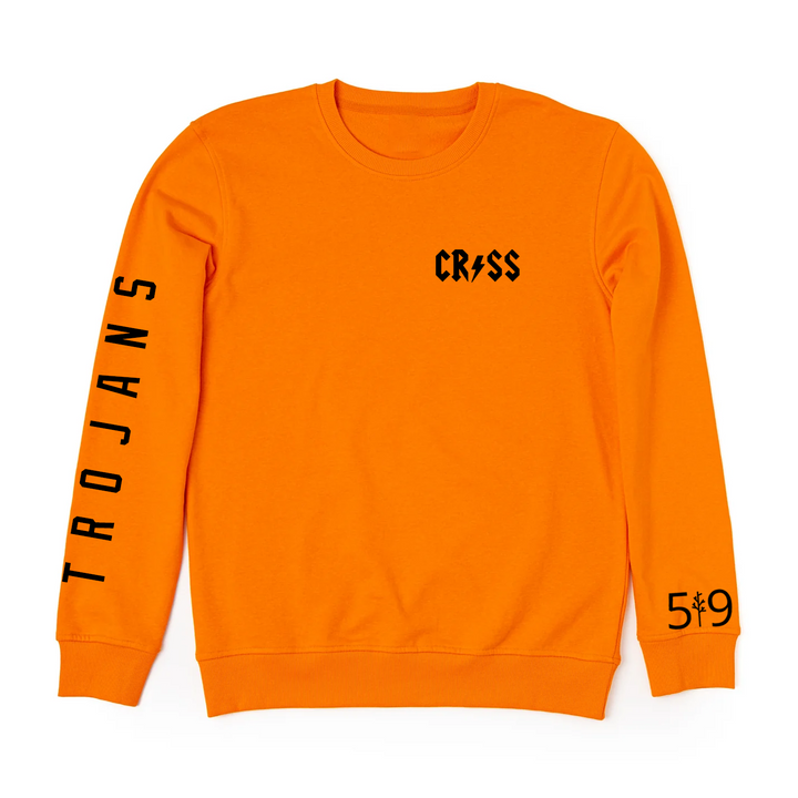 CLARKE ROAD SLEEVE LOGO CREW (UNISEX)