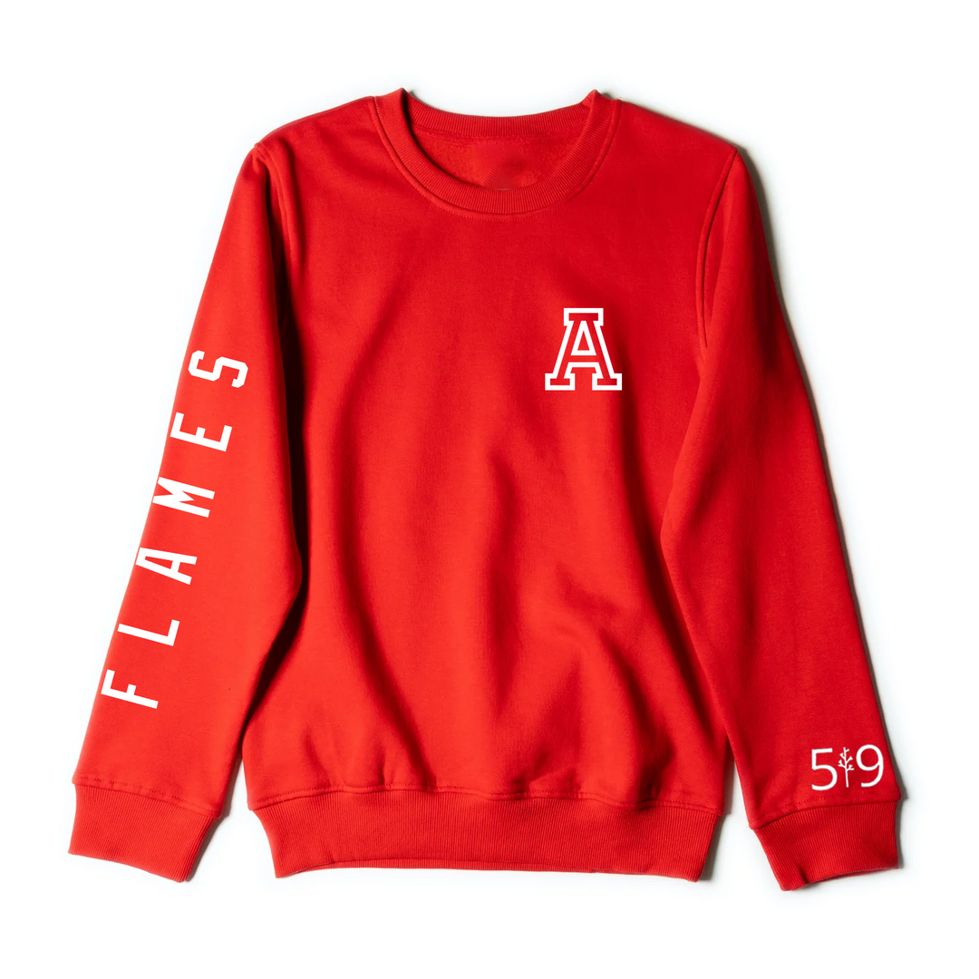 STA SLEEVE LOGO CREW (UNISEX)