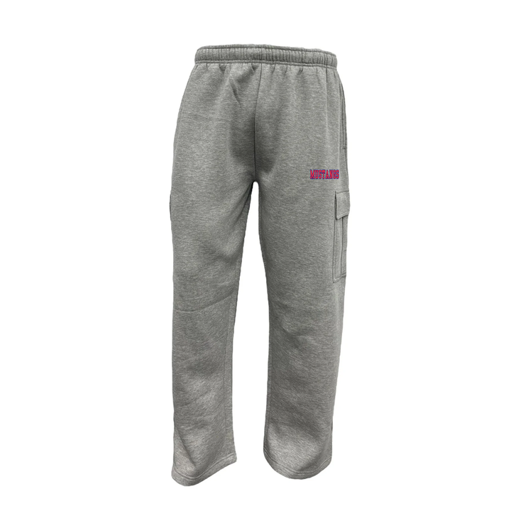 MUSTANGS EMBROIDERED CARGO SWEATPANTS (UNISEX)