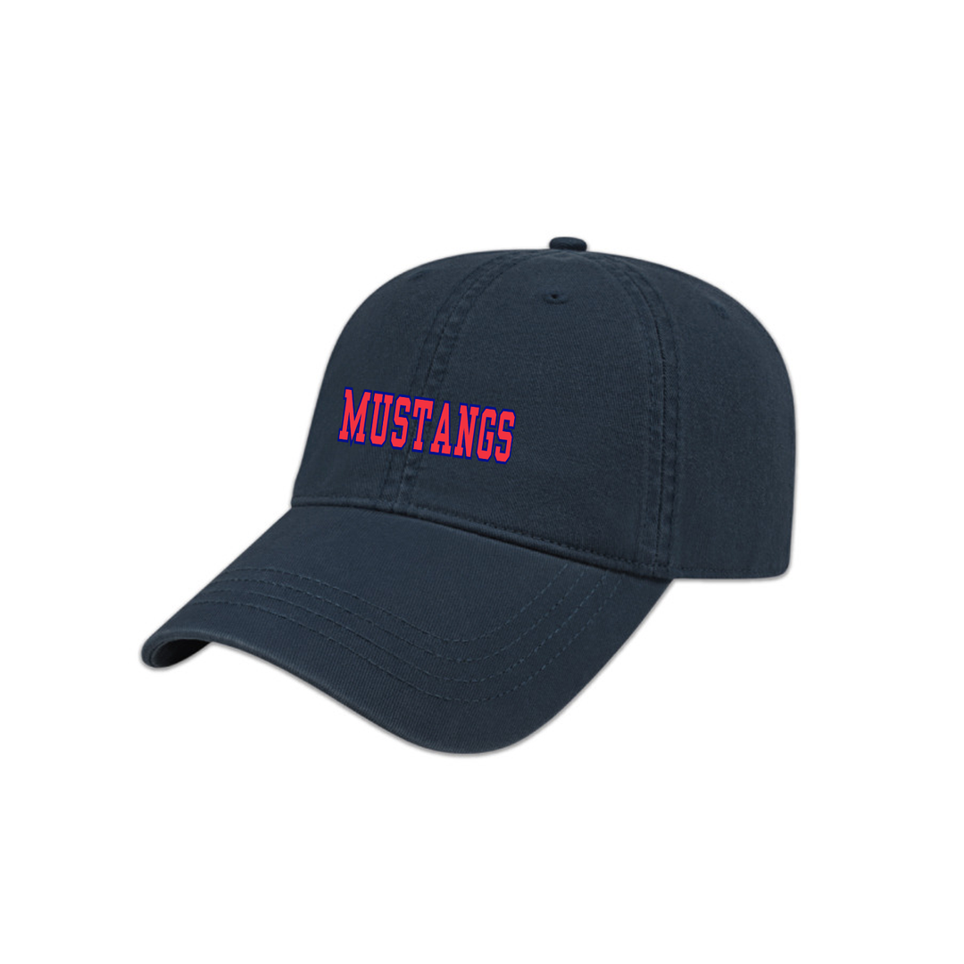 MUSTANGS EMBROIDERED DAD CAP