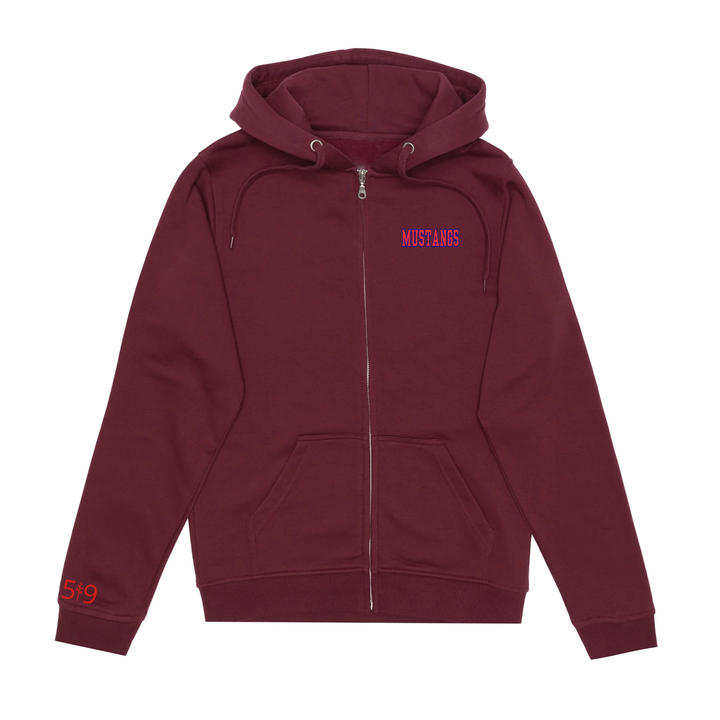 MUSTANGS EMBROIDERED ZIP-UP (UNISEX)