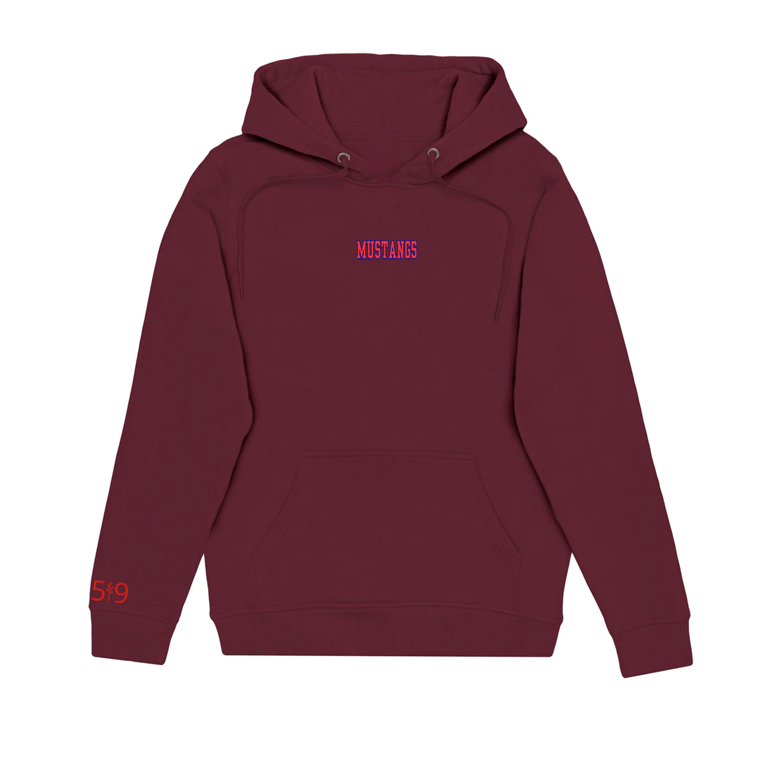 MUSTANGS EMBROIDERED HOODIE (YOUTH)