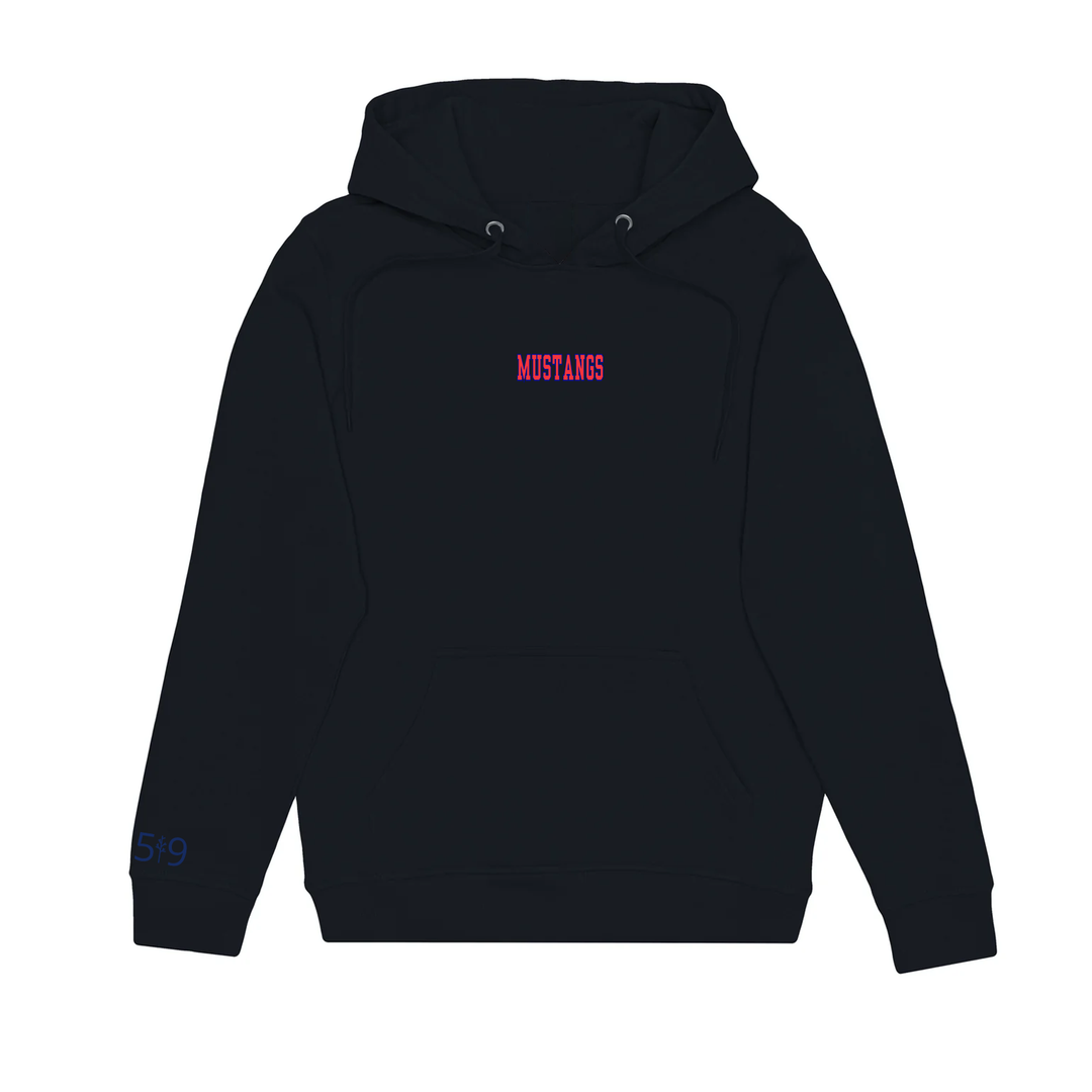 MUSTANGS EMBROIDERED HOODIE (YOUTH)