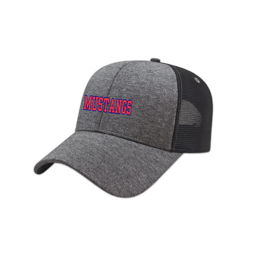 MUSTANGS EMBROIDERED MESHBACK HAT