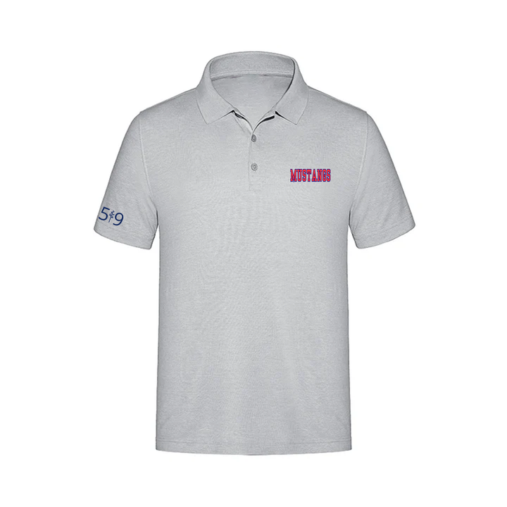 MUSTANGS EMBROIDERED PIQUE POLO (MENS)