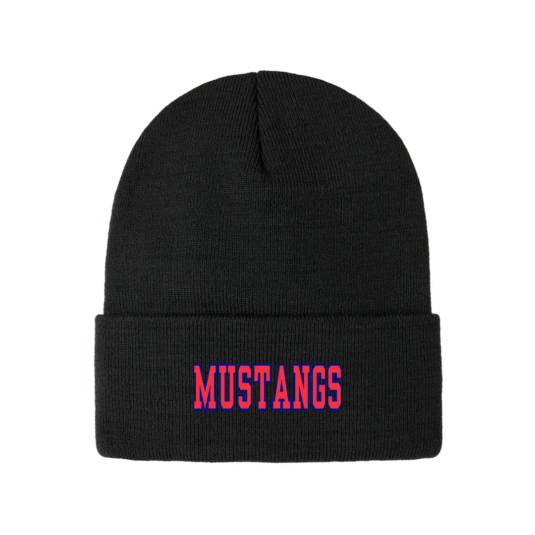 MUSTANGS EMBROIDERED TOQUE