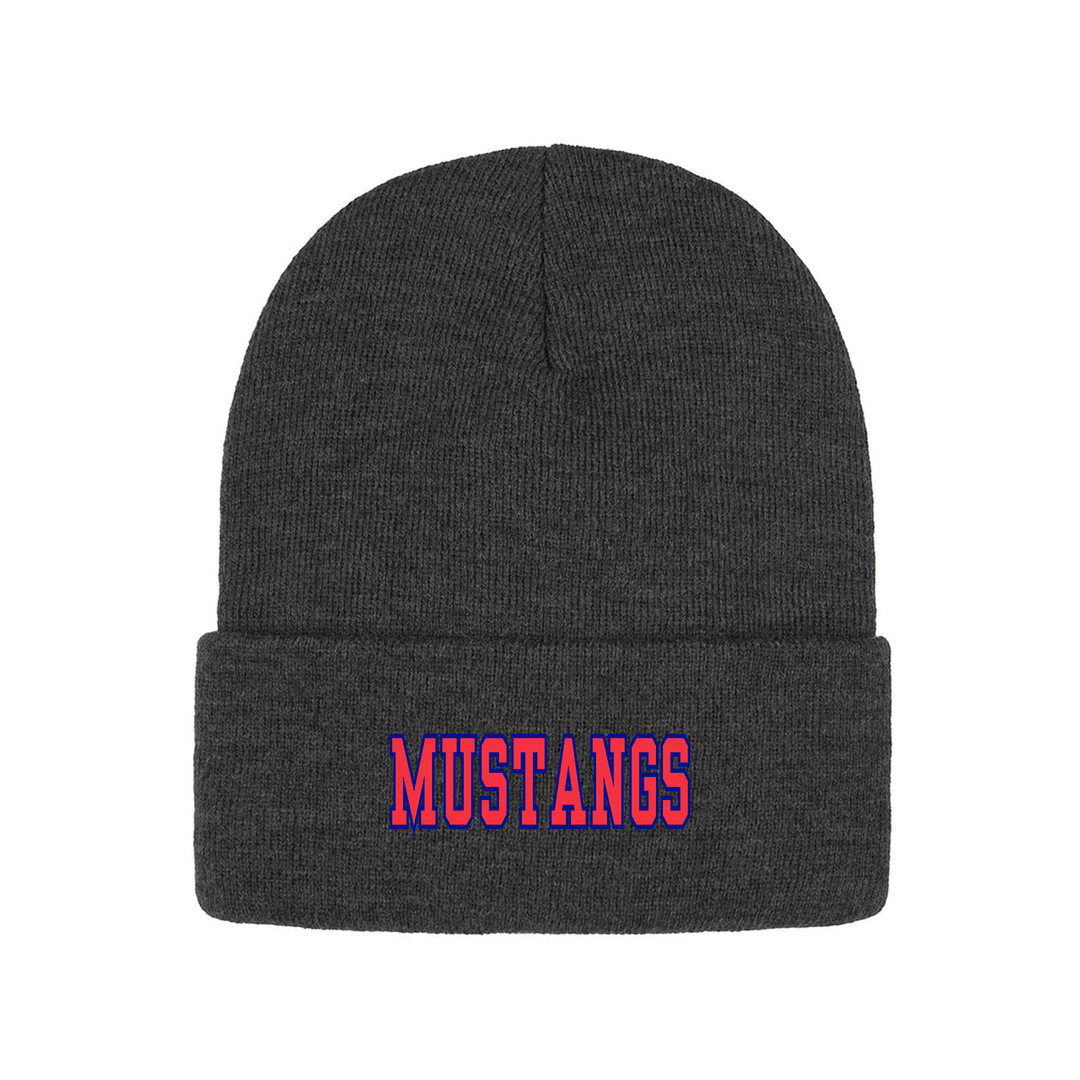 MUSTANGS EMBROIDERED TOQUE