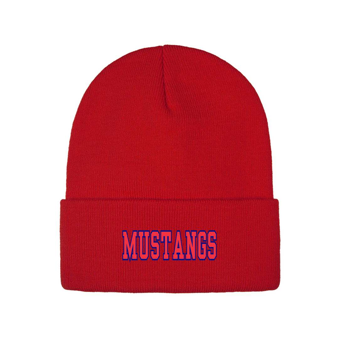 MUSTANGS EMBROIDERED TOQUE