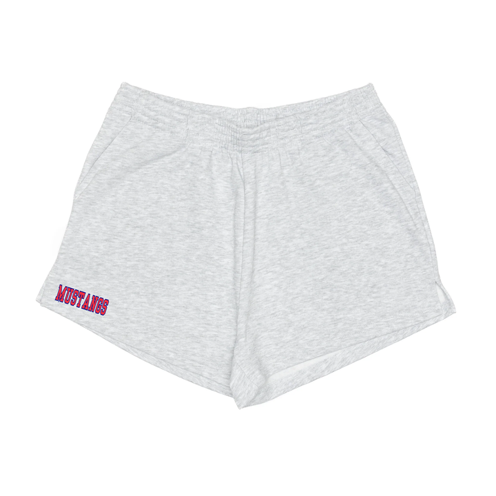 MUSTANGS EMBROIDERED SWEAT SHORTS (WOMENS)