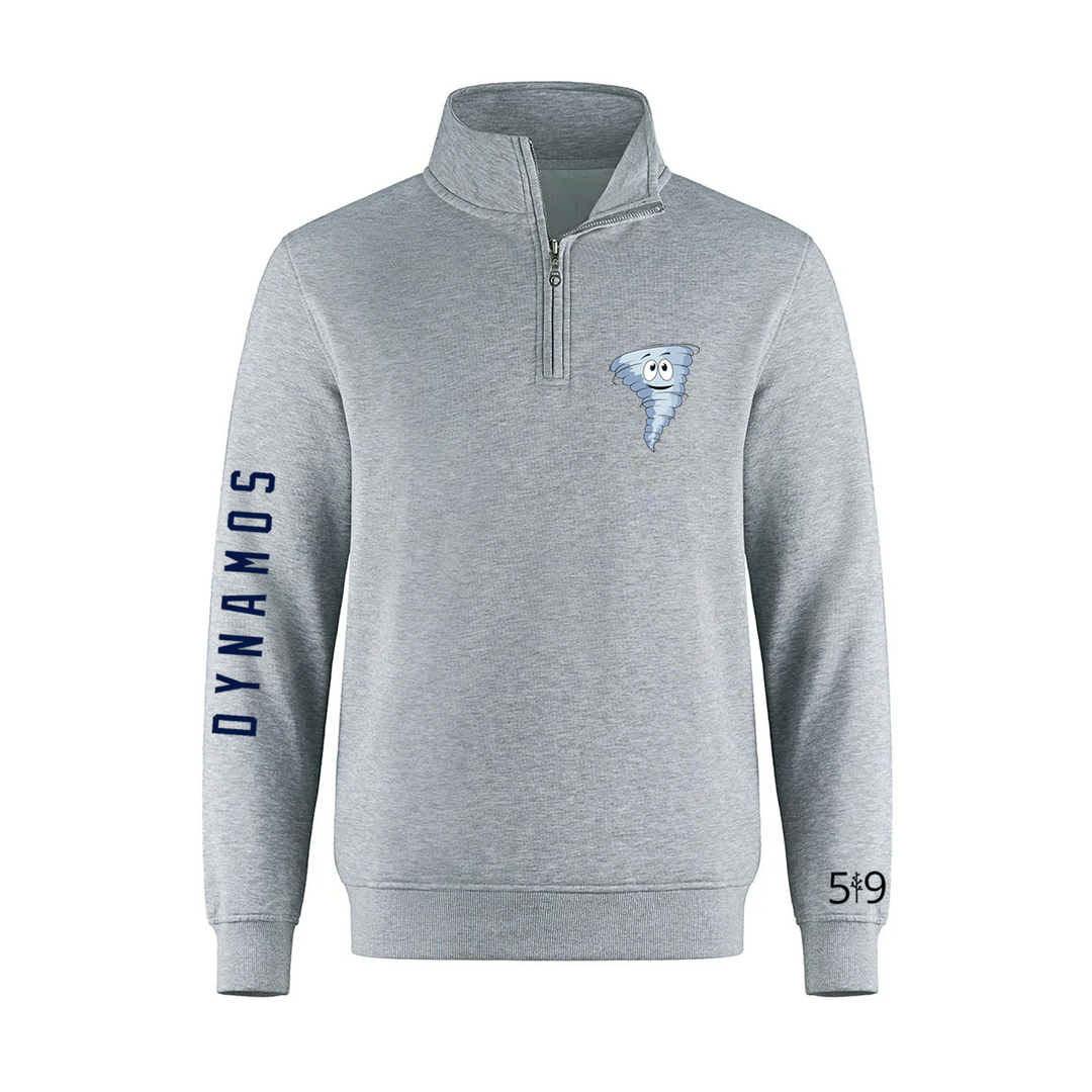 DYNAMOS SLEEVE LOGO 1/4 ZIP (UNISEX)