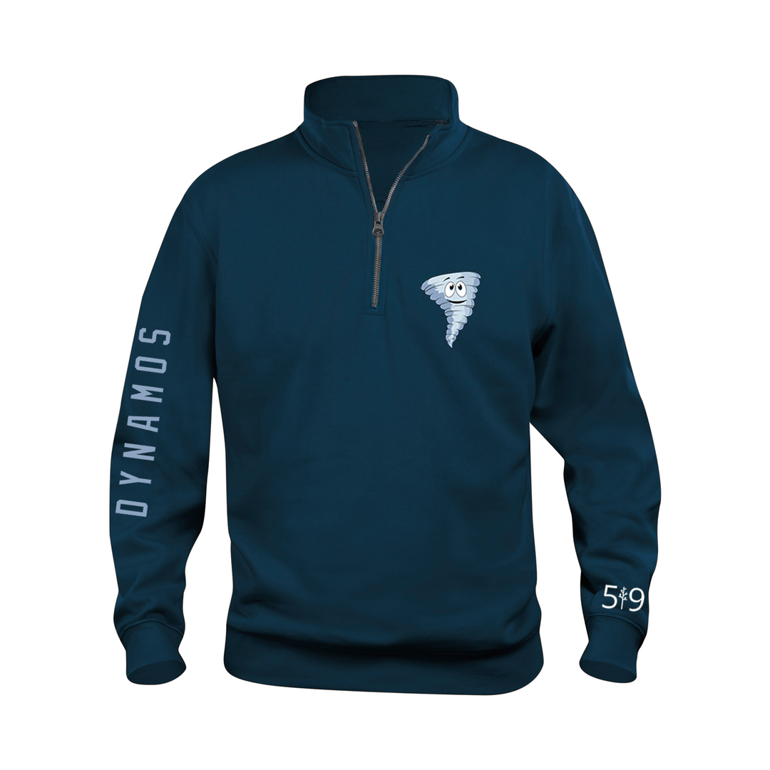 DYNAMOS SLEEVE LOGO 1/4 ZIP (UNISEX)