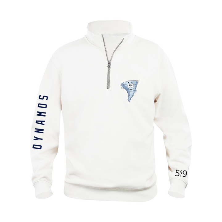 DYNAMOS SLEEVE LOGO 1/4 ZIP (UNISEX)