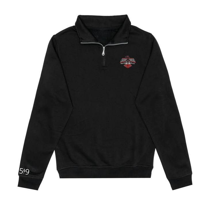 THUNDERBIRDS EMBROIDERED 1/4 ZIP (UNISEX)